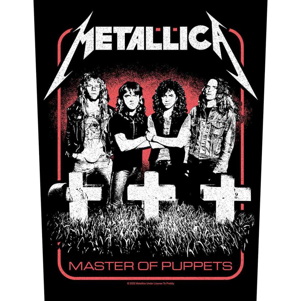 Metallica - Master Of Puppets Band Back patch - Black
